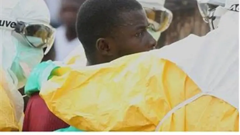 Ebola patient in Liberia (file)