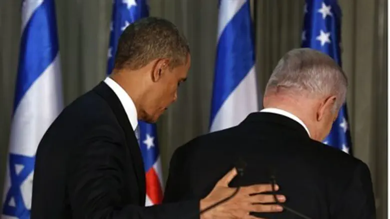 Obama, Netanyahu (file)