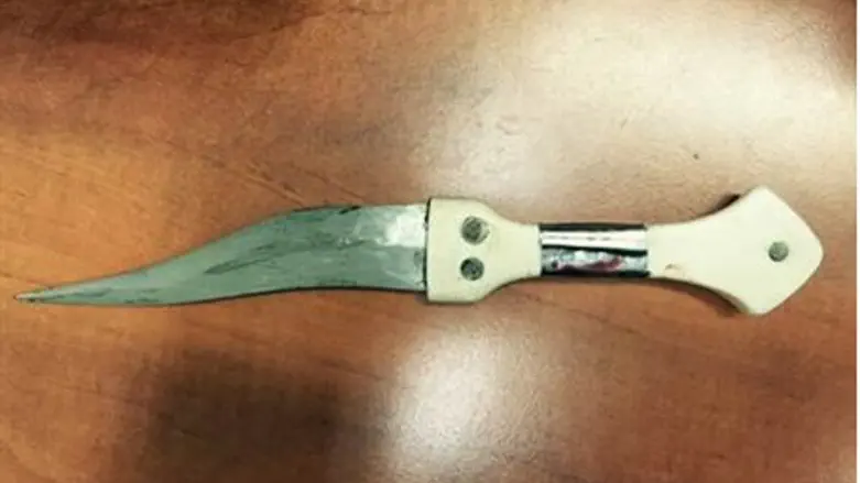 Knife used in the attack