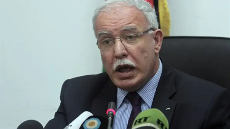 Palestinian Authority foreign minister Riad al-Malki