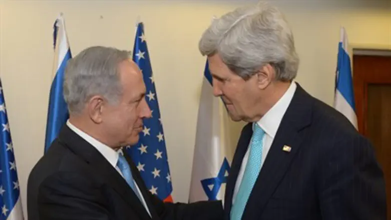 Netanyahu meets Kerry in Jerusalem on March 3