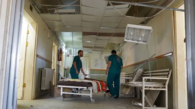 Bombed Syrian hospital (file)