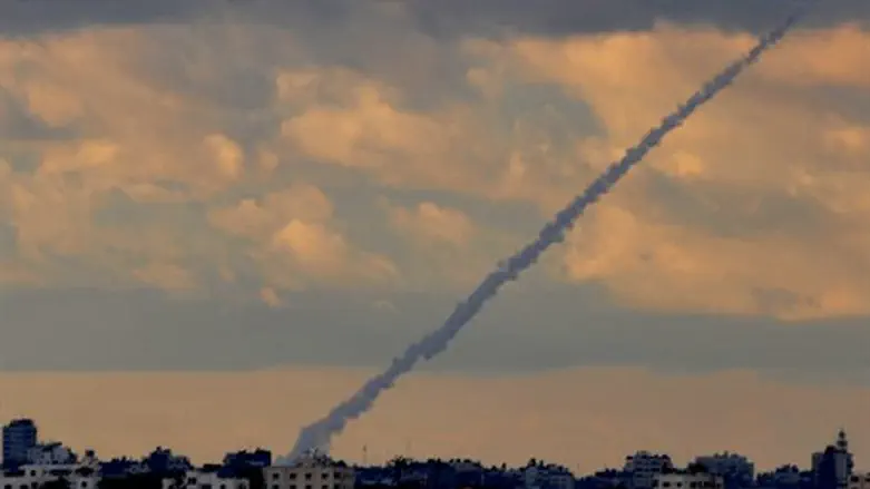 Rocket fired from Gaza (archive)