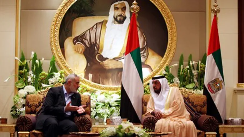 UAE president meets Hamas leader Ismail Haniyeh