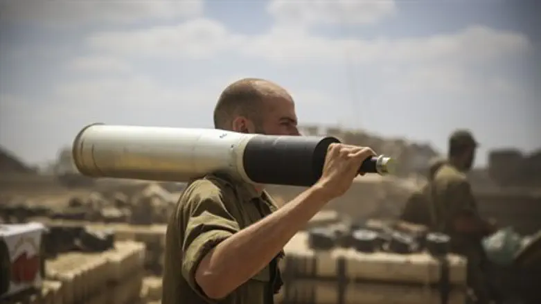 IDF Artillery Corps soldier during Op. Protective Edge