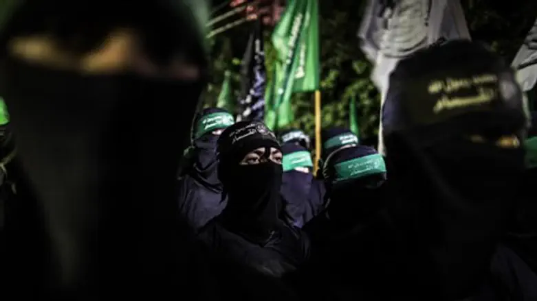 Hamas terrorists in Gaza (file)