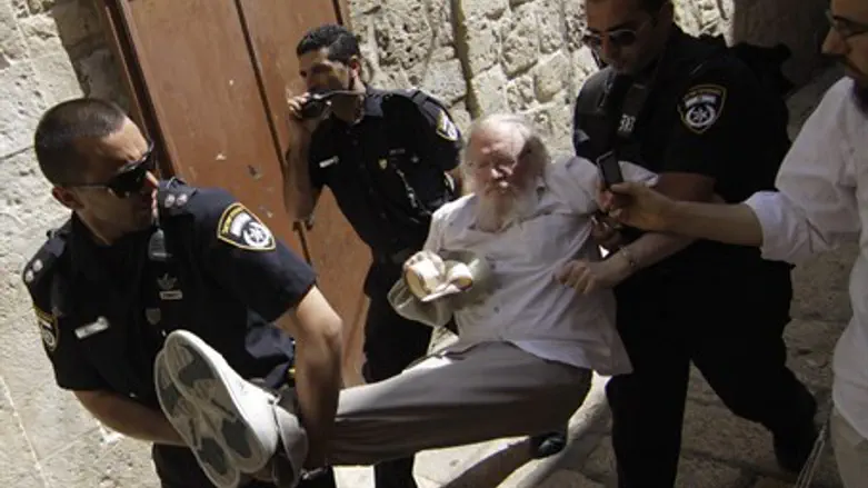 Jew arrested on Temple Mount (file)