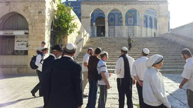 Jews on Temple Mount (file)