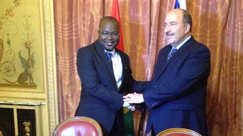Dore Gold and Guinean Foreign Ministry director renew ties