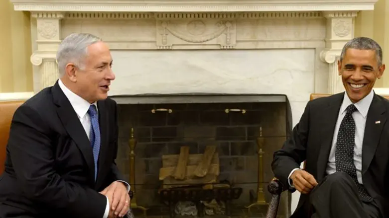 Netanyahu with Obama (archive)