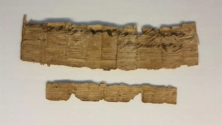 Papyrus from First Temple period
