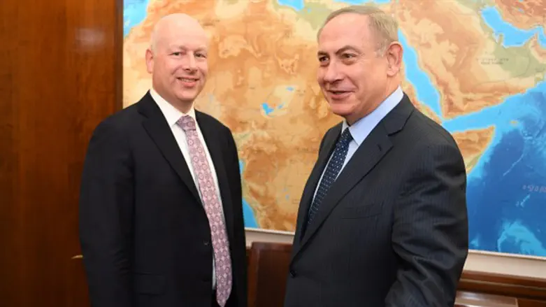 Jason Greenblatt meets Binyamin Netanyahu (archive)