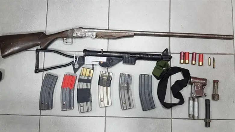Guns confiscated in Samaria