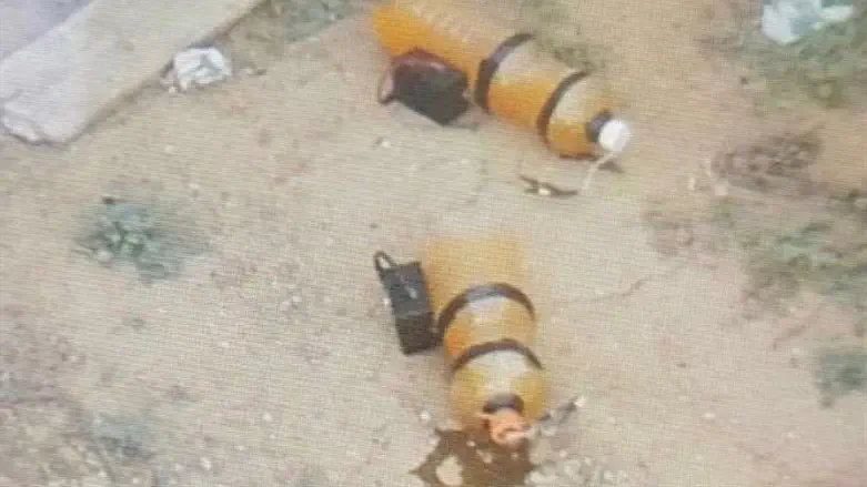 Explosive devices located near Gaza border