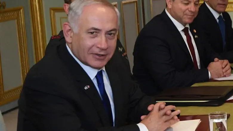 Netanyahu in Europe meeting (archive)