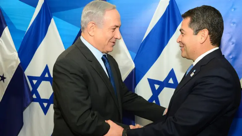 Netanyahu meets with President of Honduras, Juan Orlando Hernández