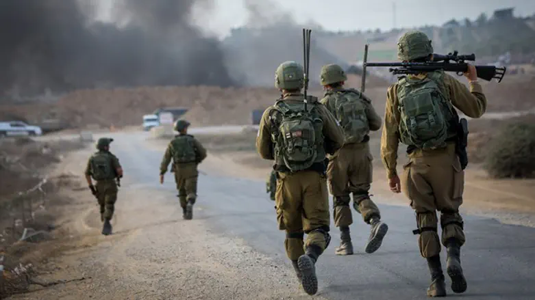 IDF soldiers on the Gaza border (illustrative)