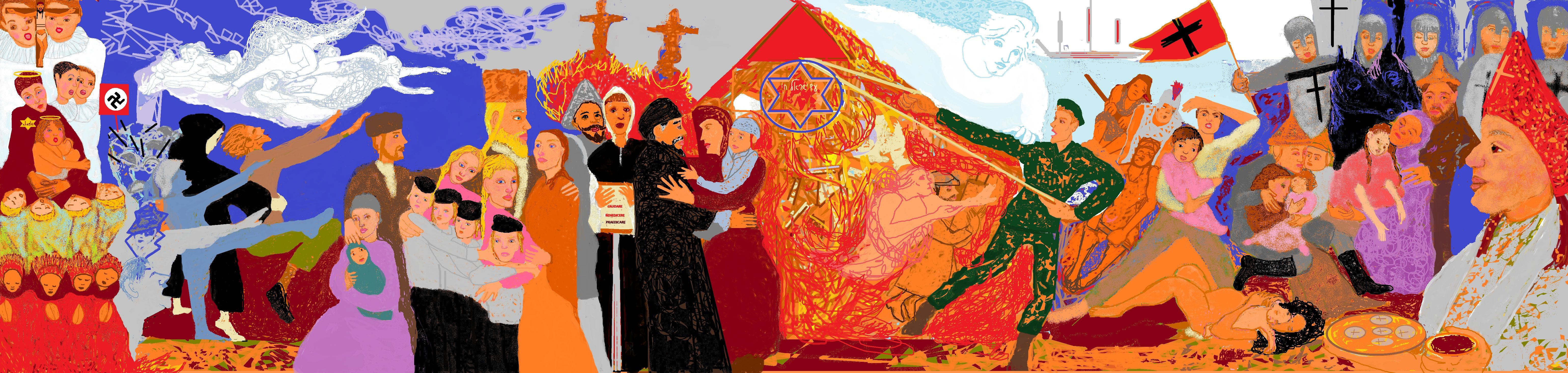 Diaspora mural (entire)