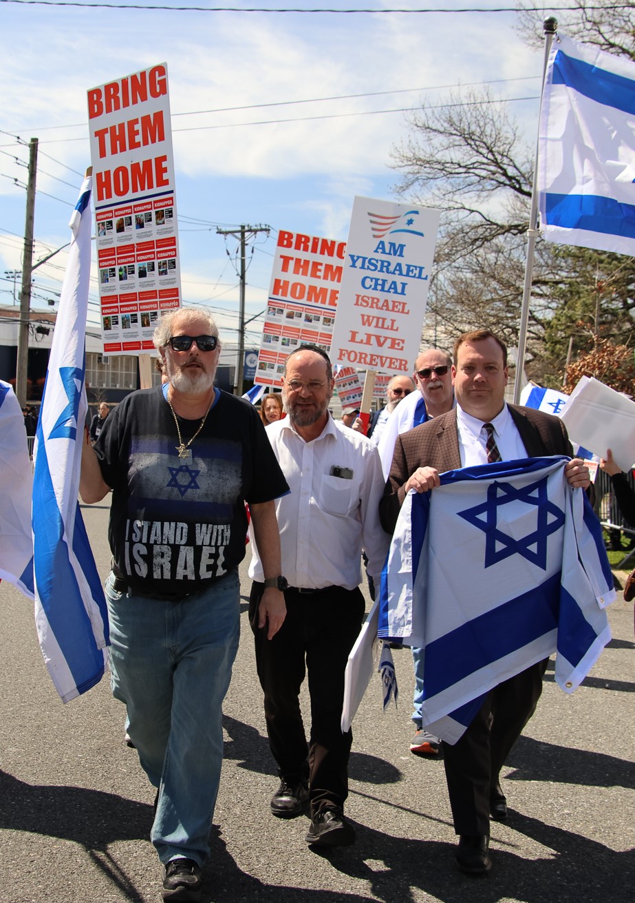 The rally outside Wagner High School