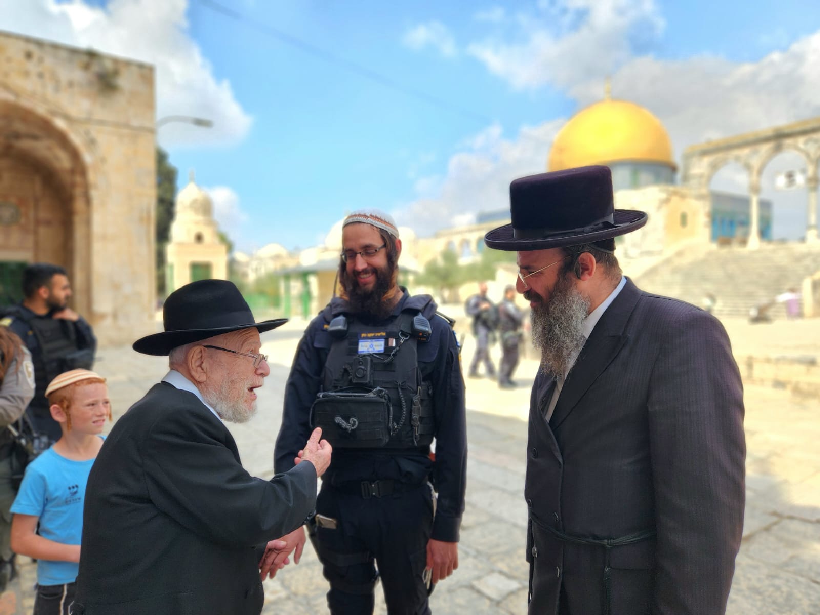 "A Hasidic police officer"
