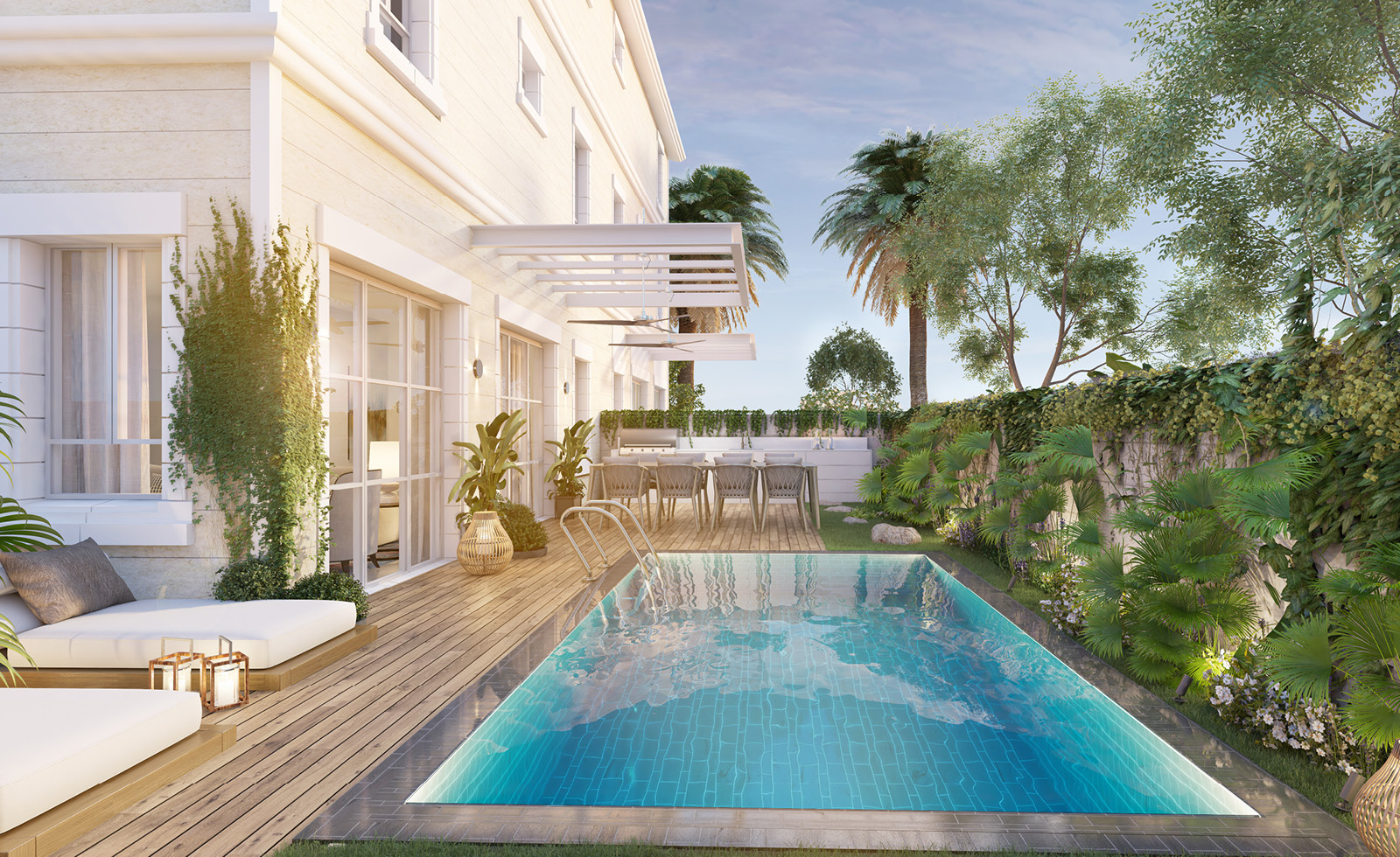 בריכה במושבה