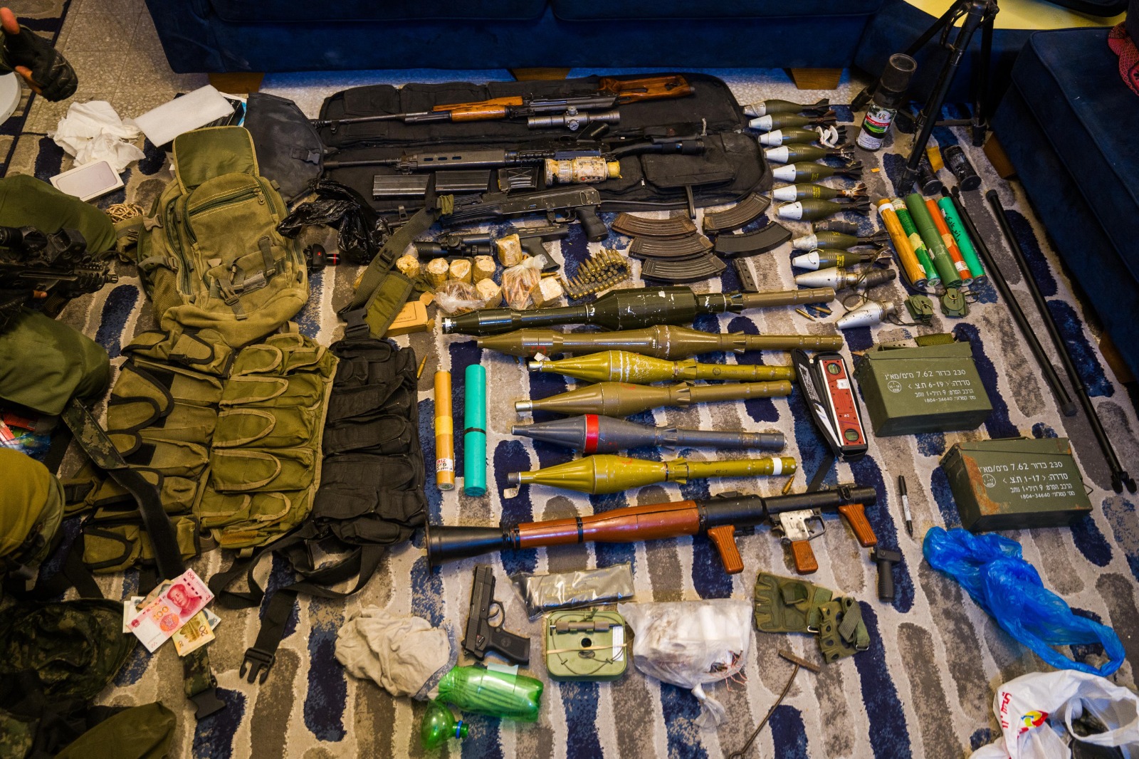 אמצעי לחימה שנתפסו