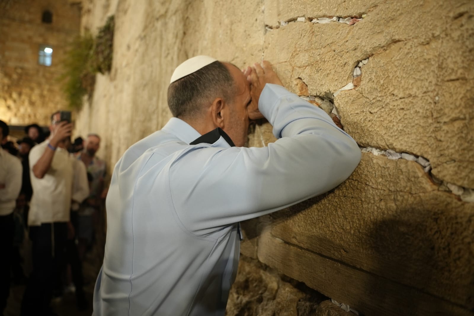 Daniel Levi at the Western Wall