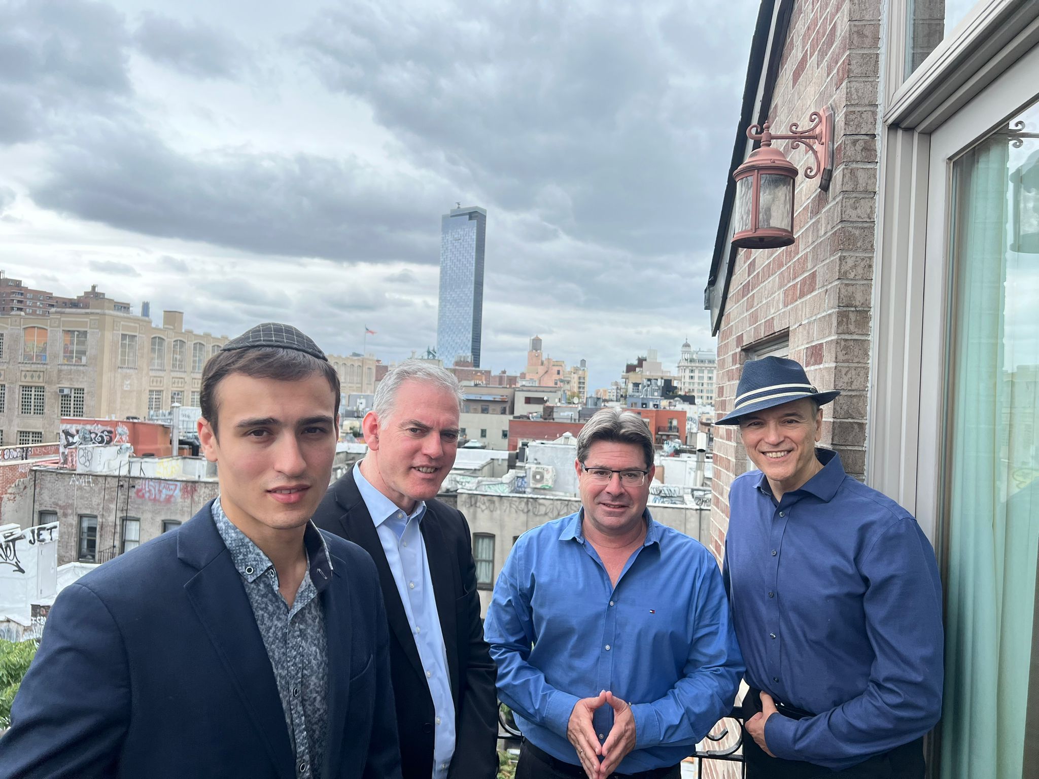 Consul General Ofir Akunis & Pub. Dip. Consul Yuval Gideon at Blue Moon