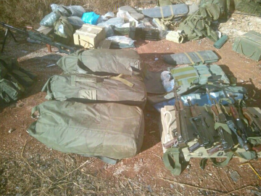 חSome of the weapons found Credit: IDF spokesperson