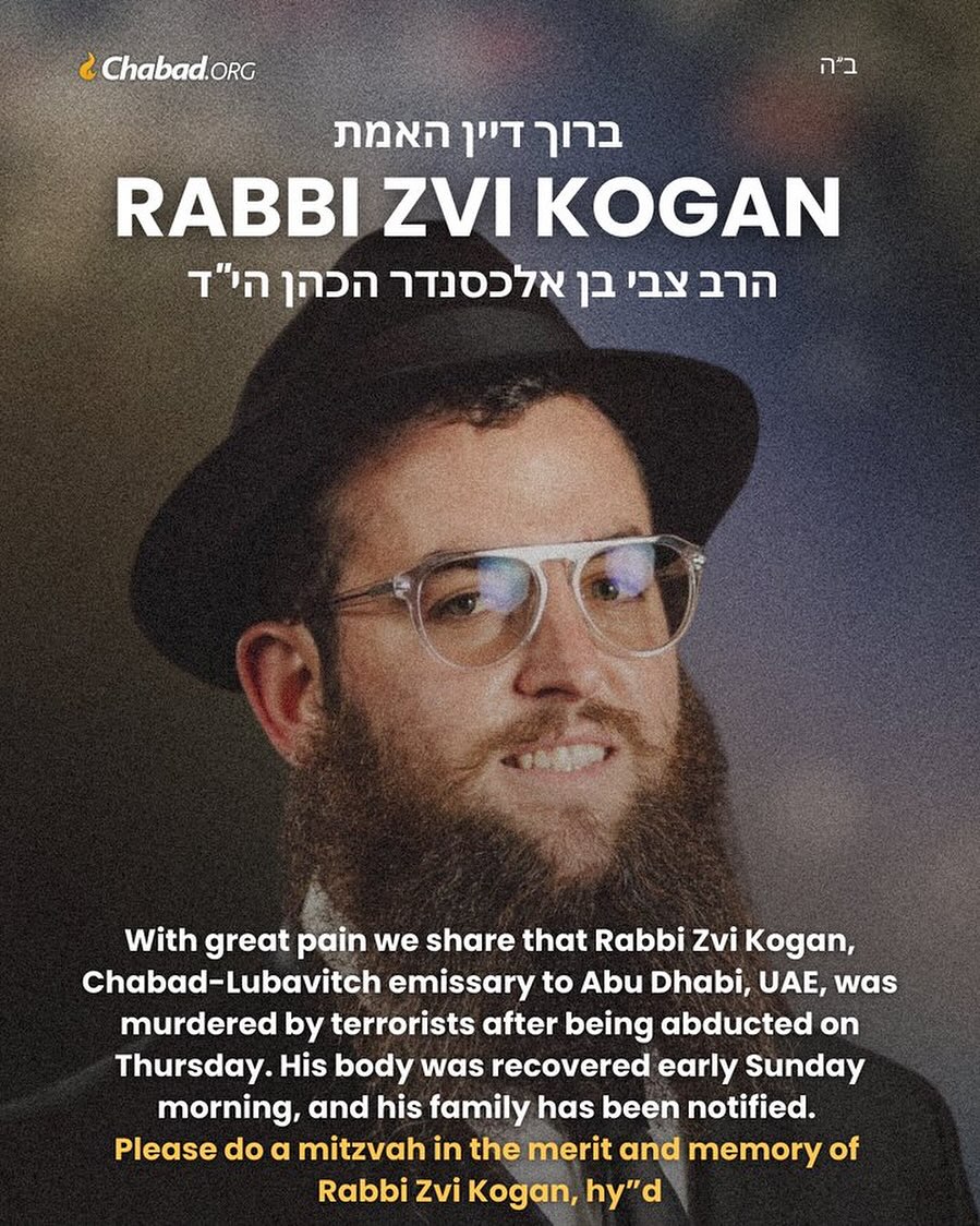 Rabbi Tzvi Kogan Hy"d