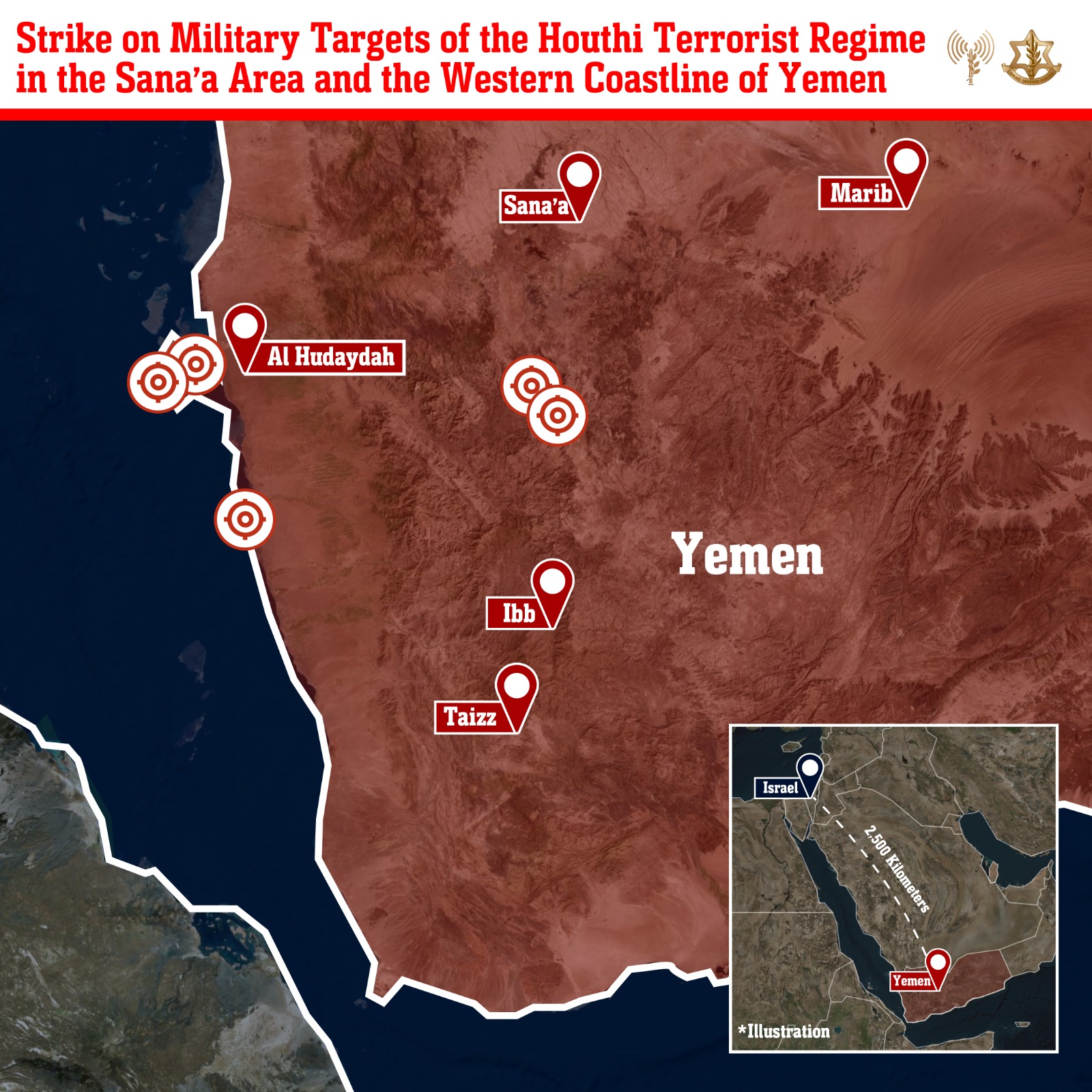 Targets struck in Yemen