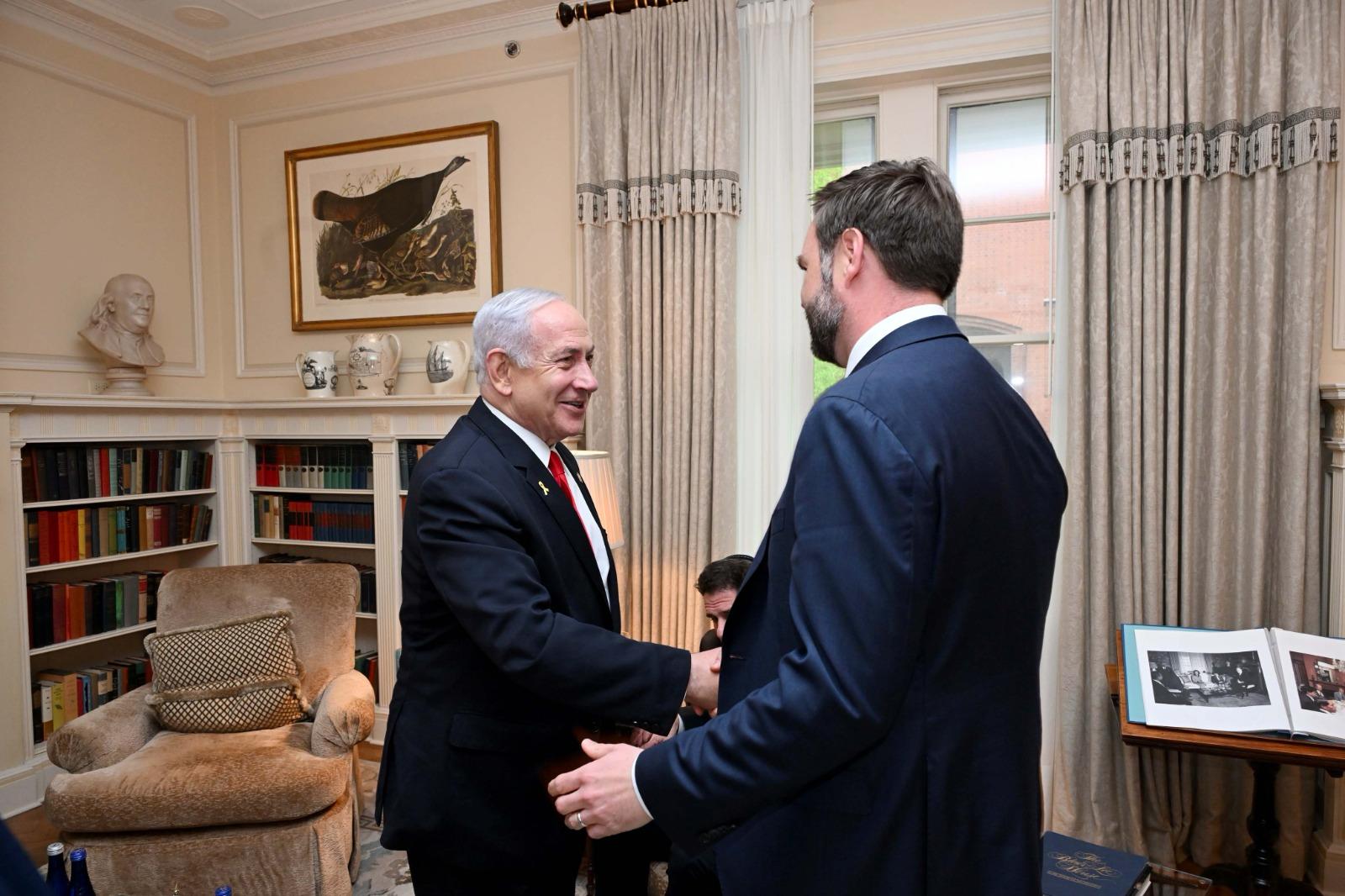 Netanyahu and Vice President Vance