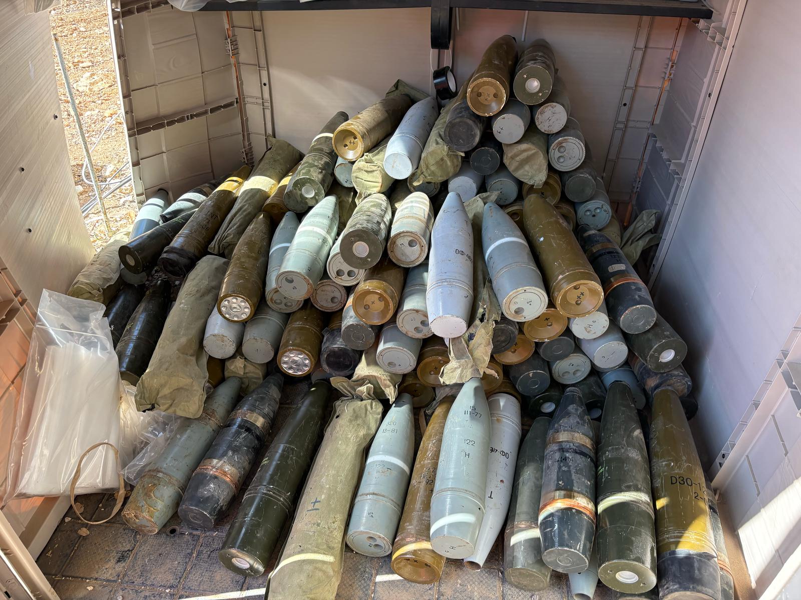 Munititions found in Syria