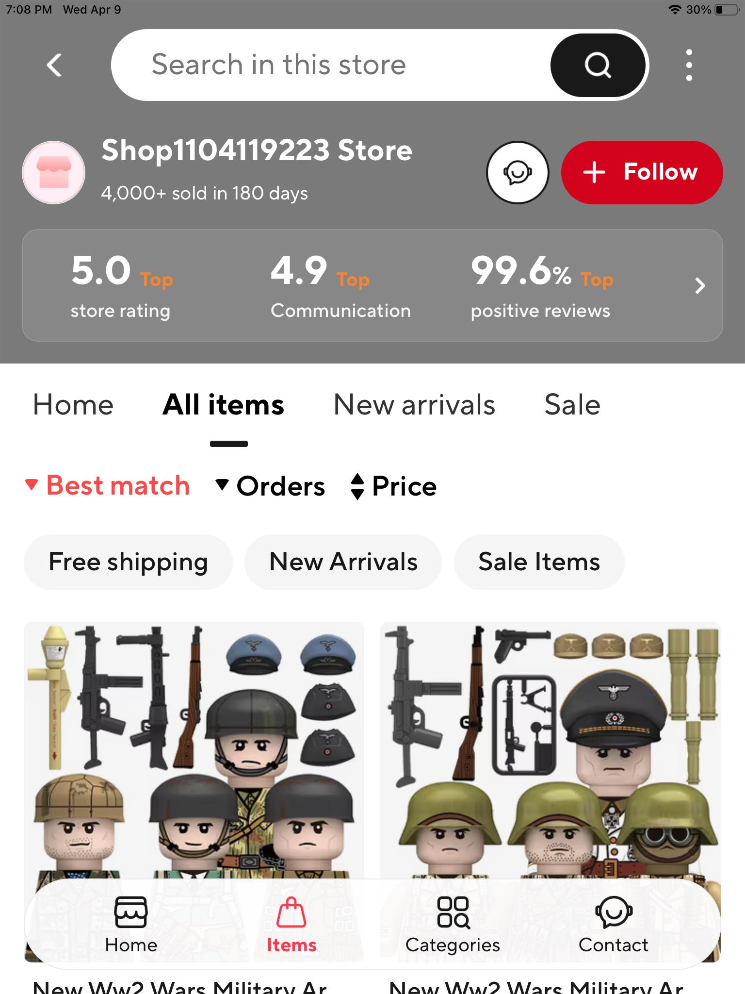 AliExpress lego type Nazi figures