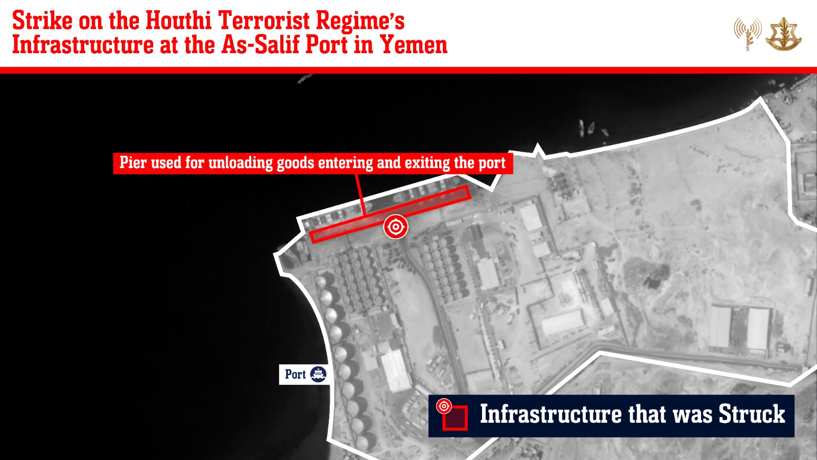15 jets, 30 bombs: IDF pounds Houthi ports in Yemen 2 Houthi targets that were struck