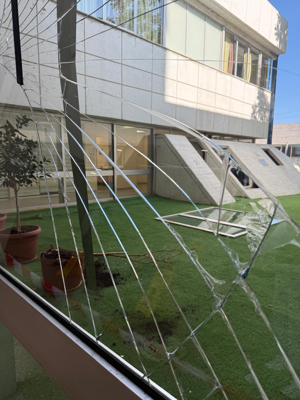 נזקי הדף במרכז הרפואי וולפסון