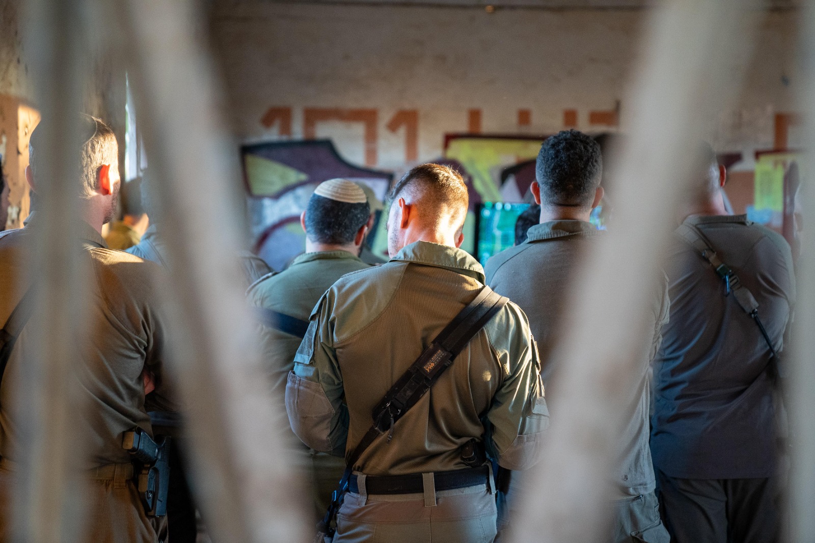 Combat soldiers in debriefing before going on military mission                                                                             IDFSpokesperson