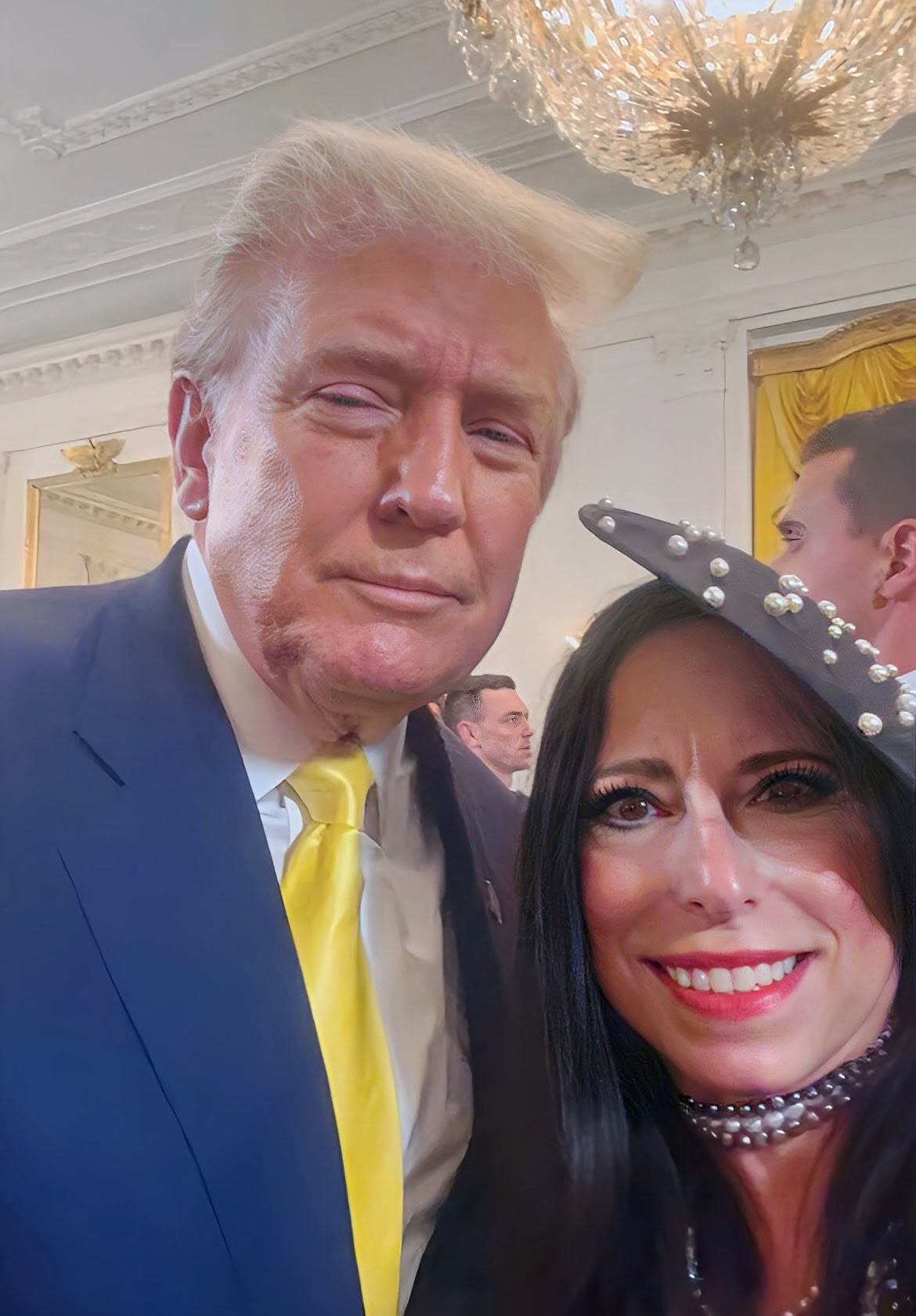 President Trump and Cindy Grosz