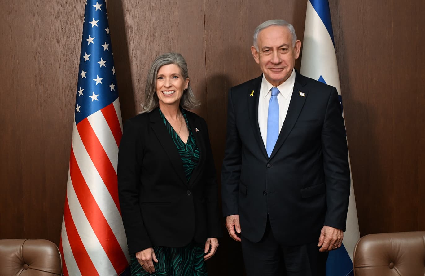 US Senator Joni Ernst and PM Netanyahu