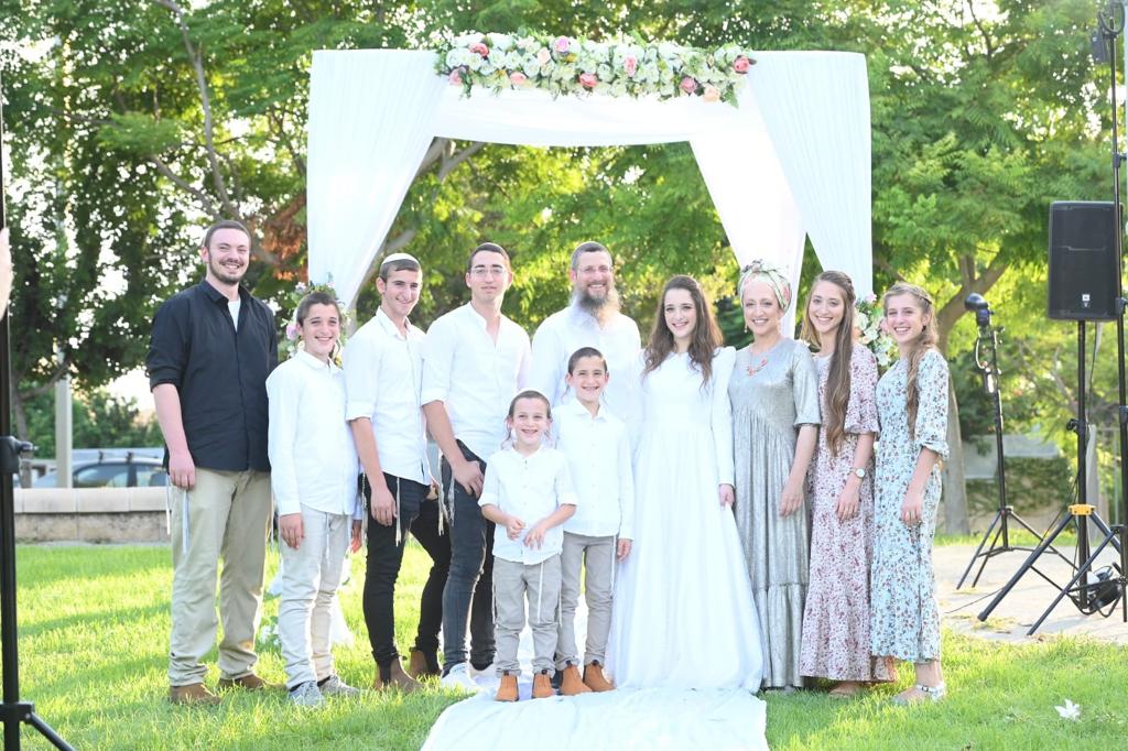 Dvir and LIsha family at sister's wedding
