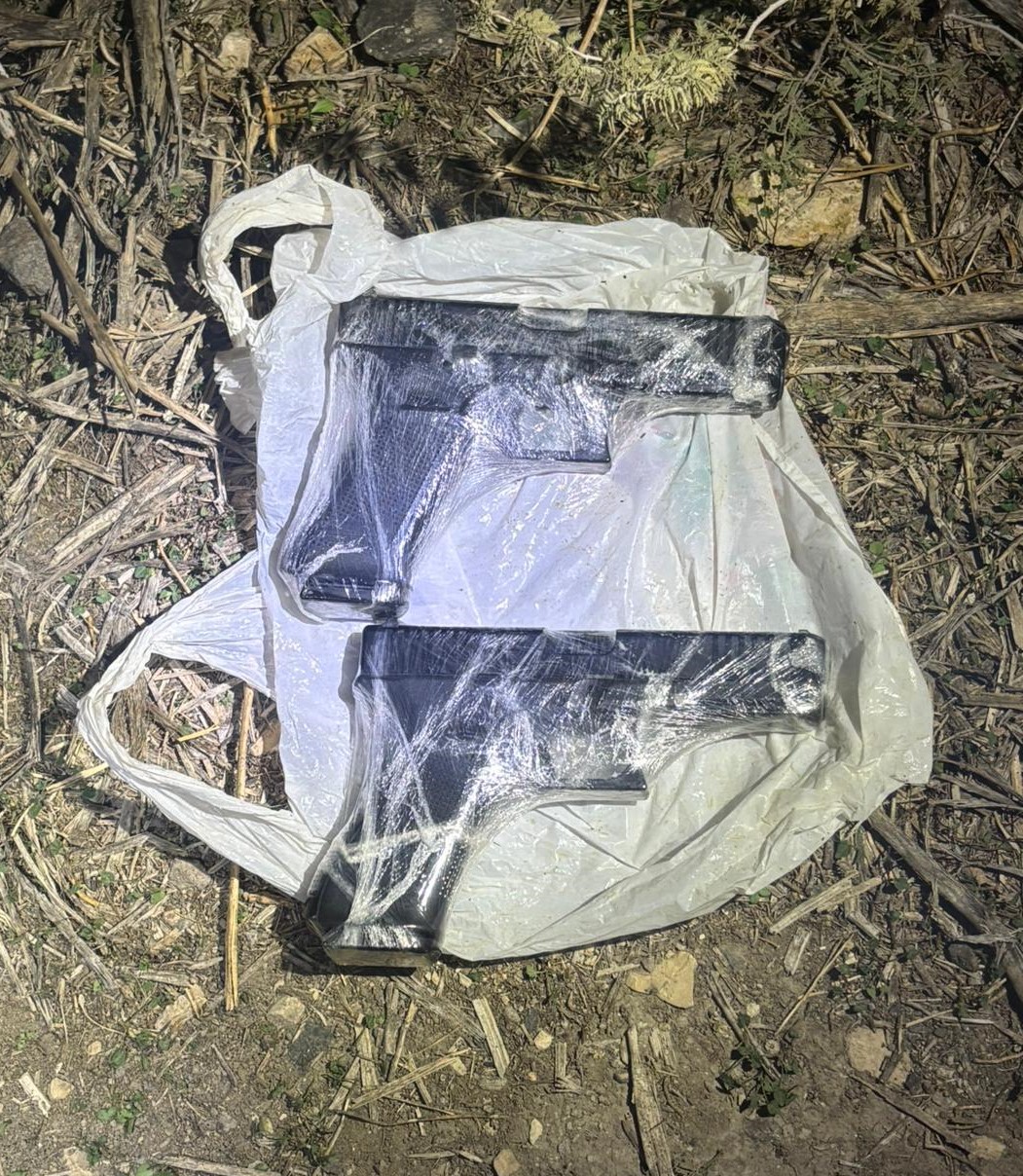 The confiscated guns