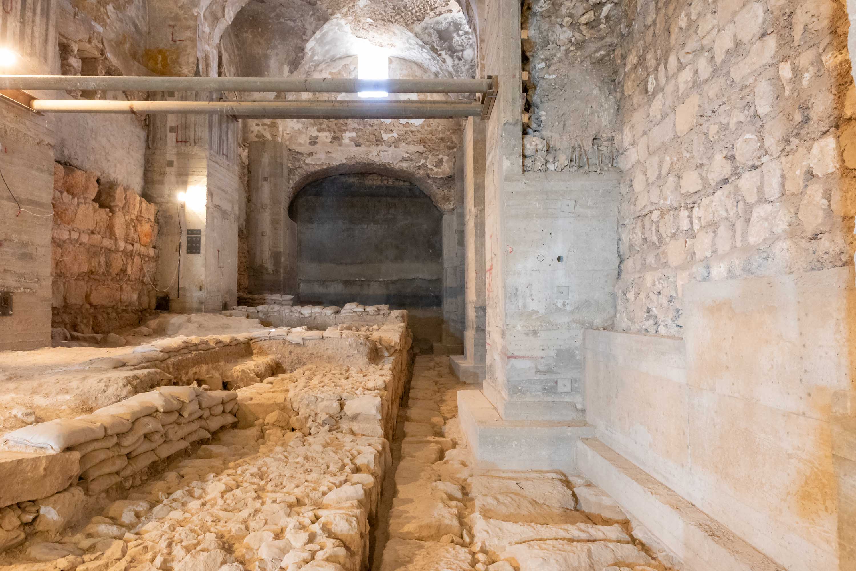 The Kishle prior to the excavation work.