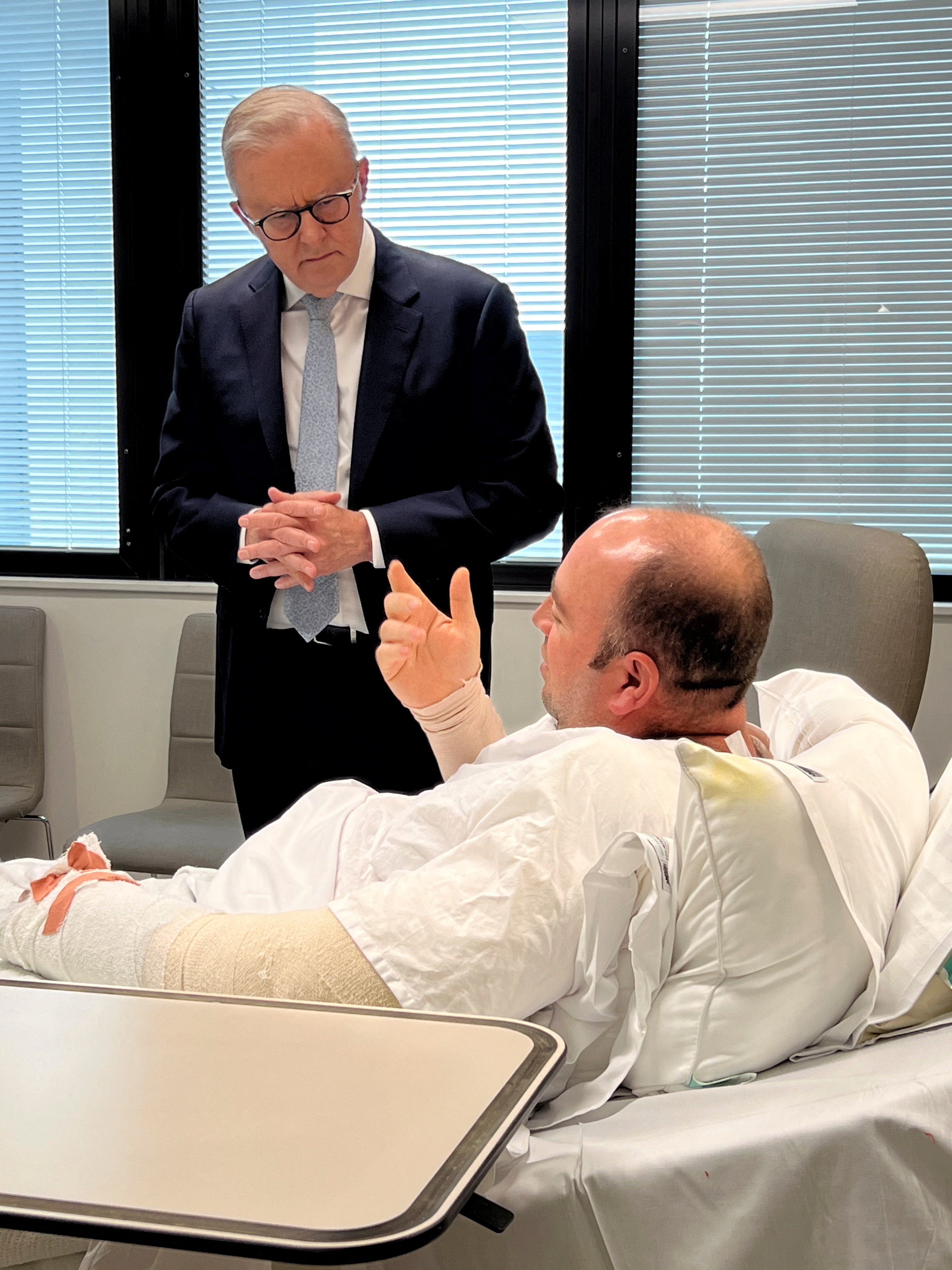 Anthony Albanese visits Ahmed al Ahmed