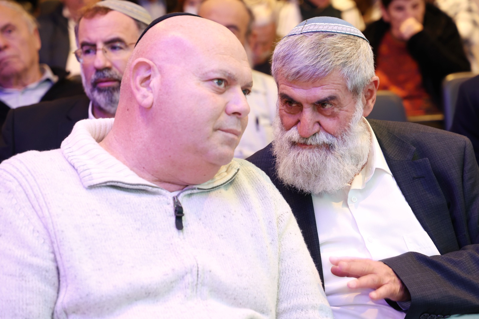 Tiberias mayor and Rabbi Fogel Rambam Conf.