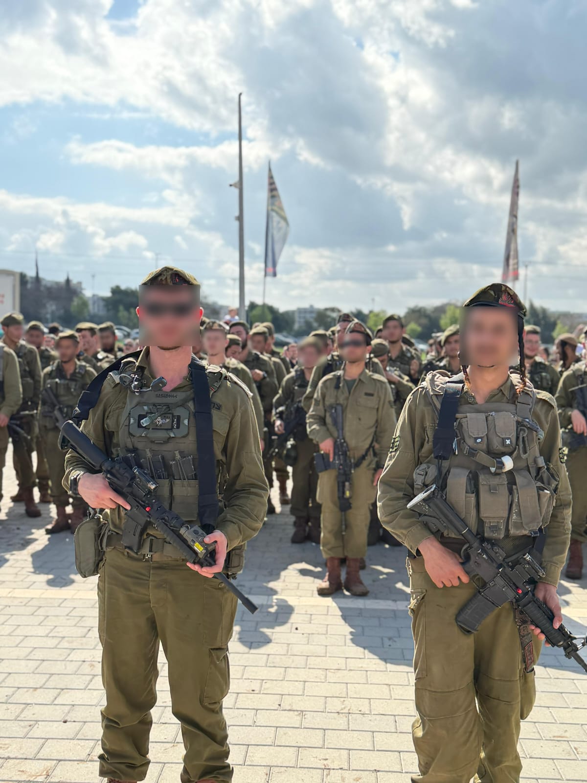 Netzach Yehuda soldiers complete their beret ceremony Credit: Nachman Cohen / Netzach Yehuda Organization