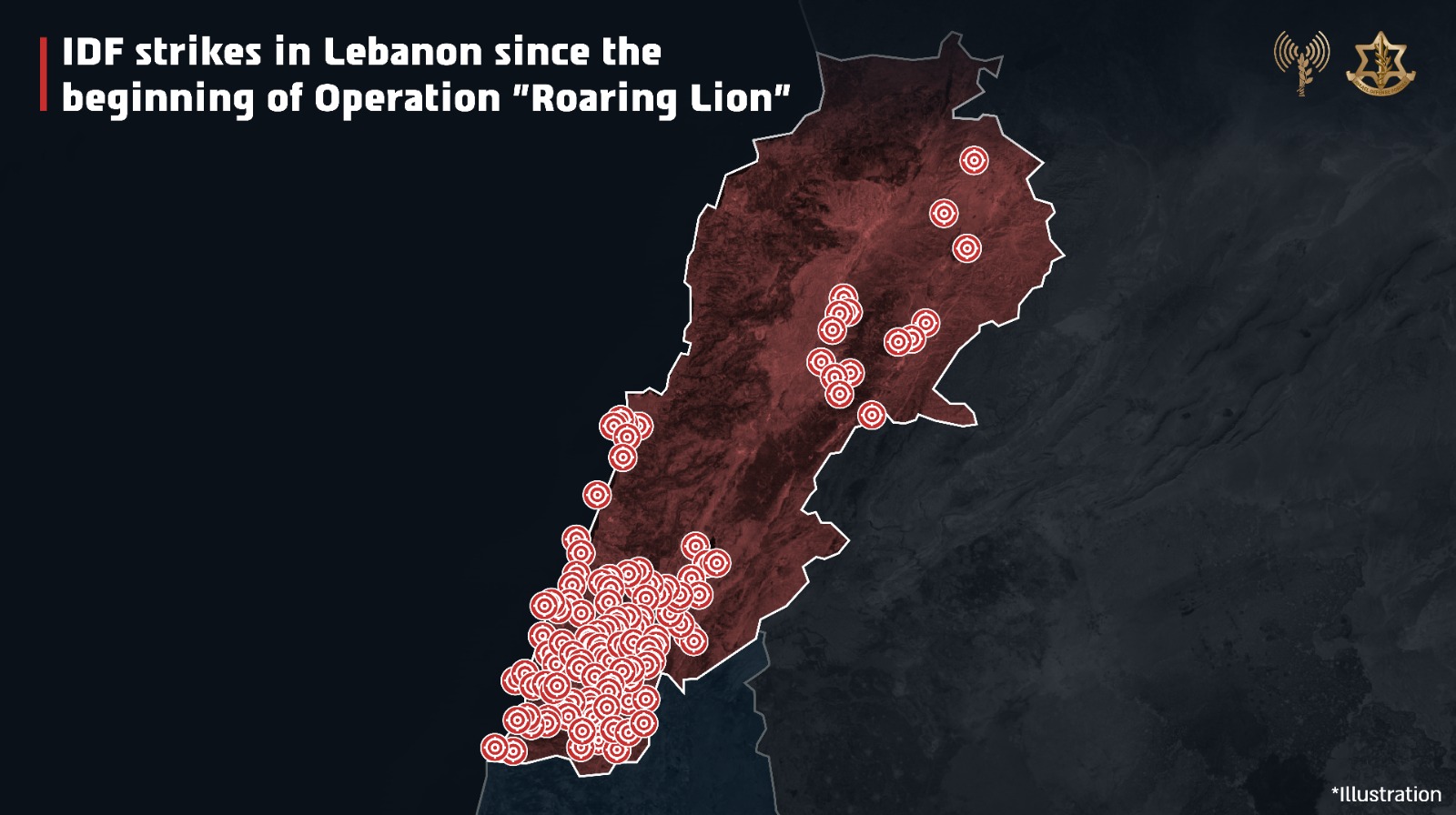 IDF strikes in Lebanon