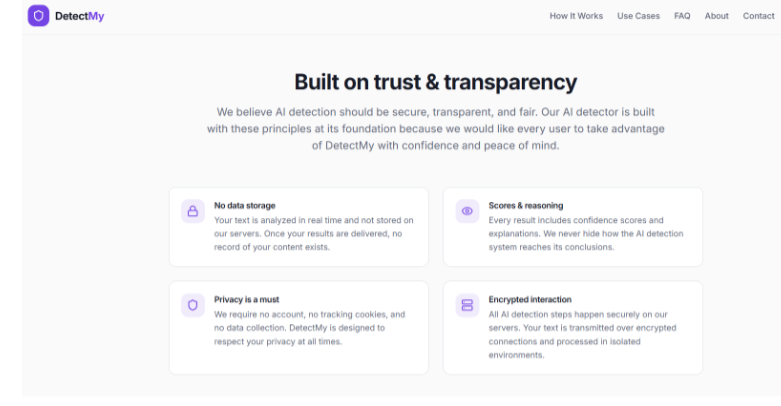 Screenshot from DetectMy