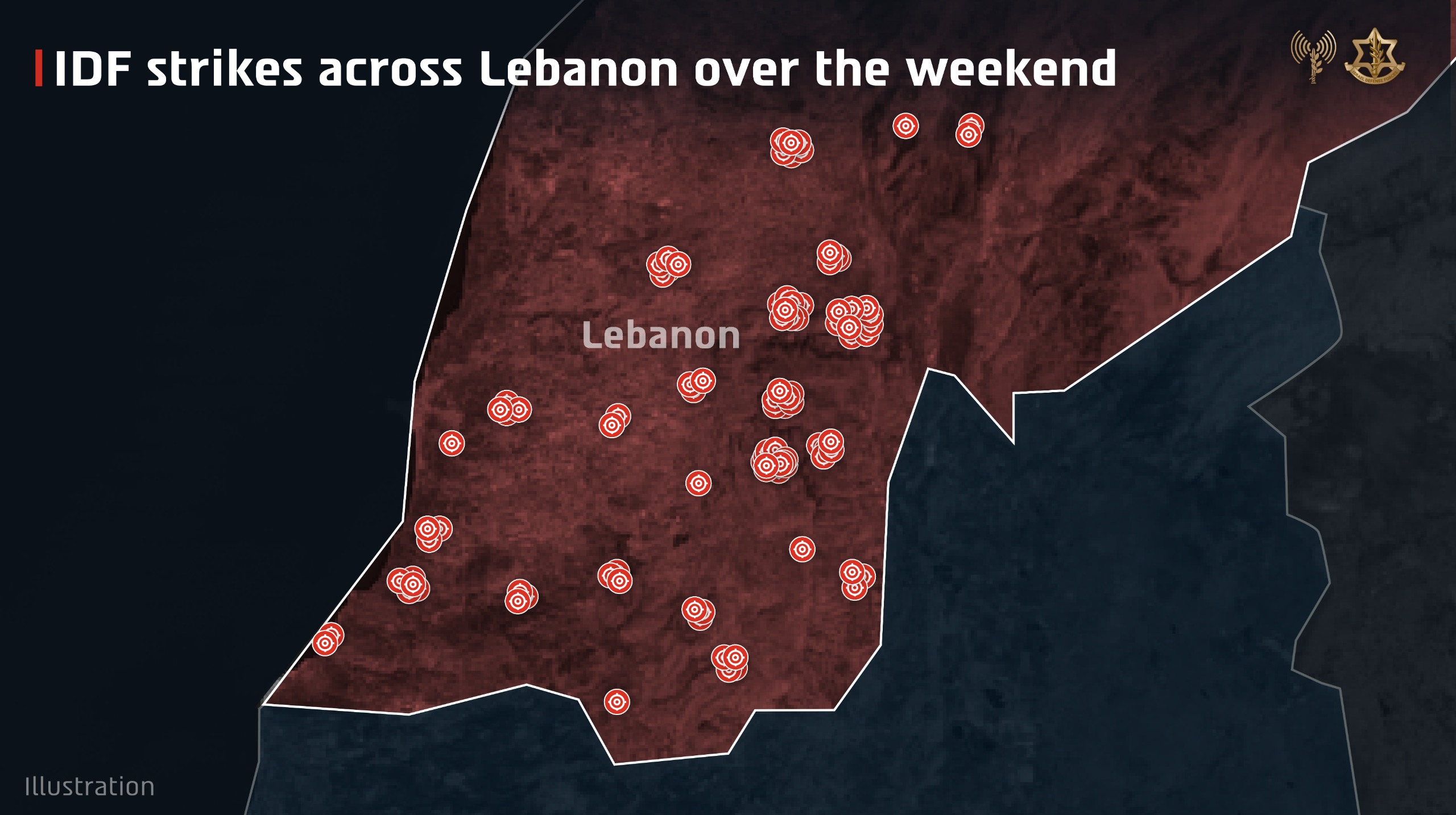 IDF strikes in Lebanon