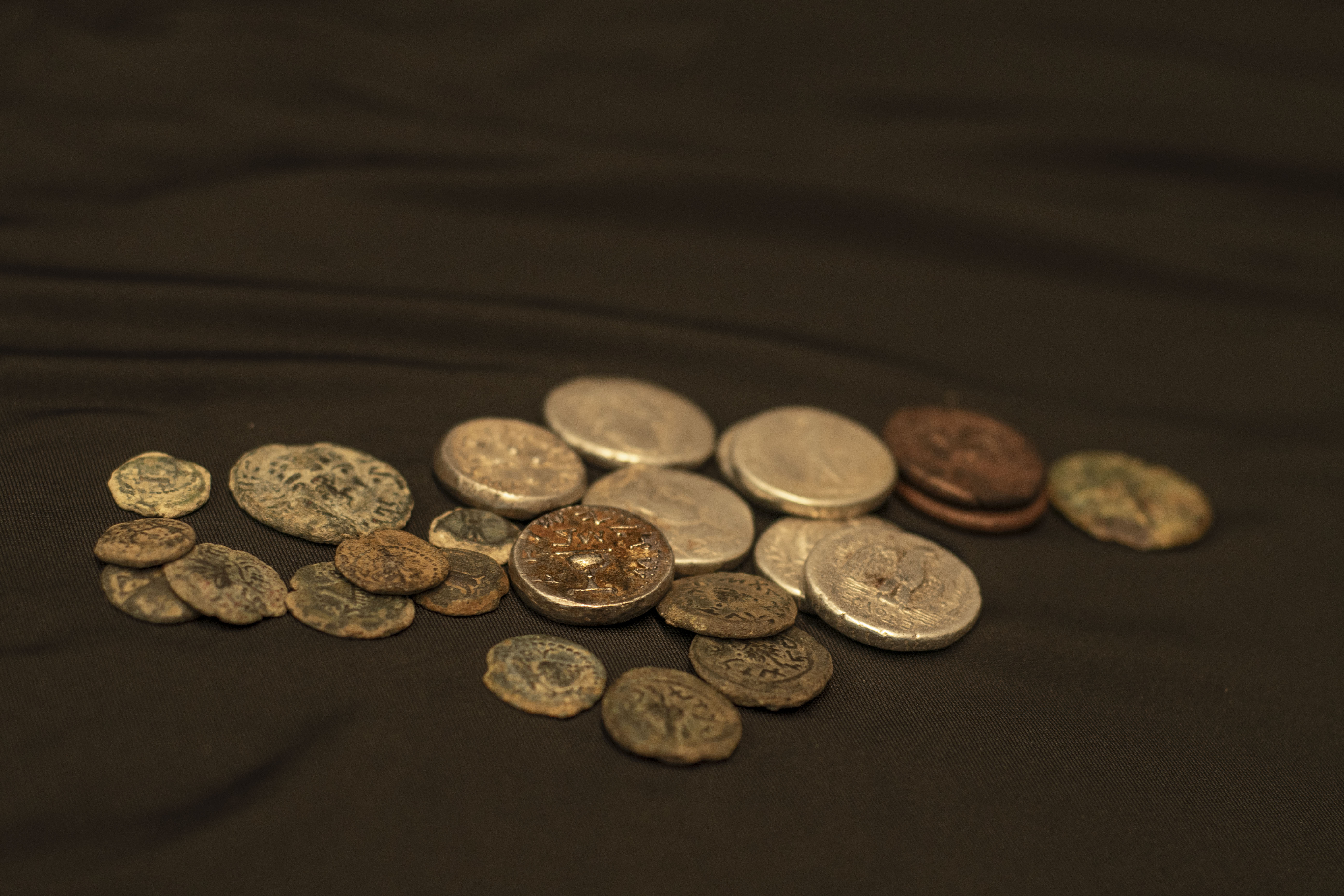 The confiscated coins