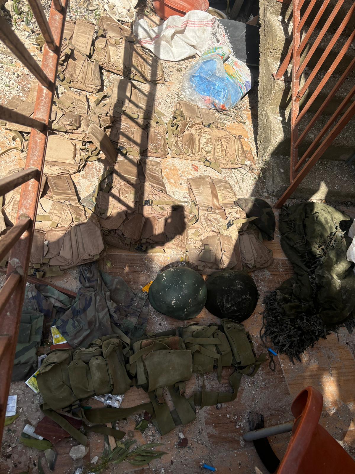 Some of the weapons located in Lebanon